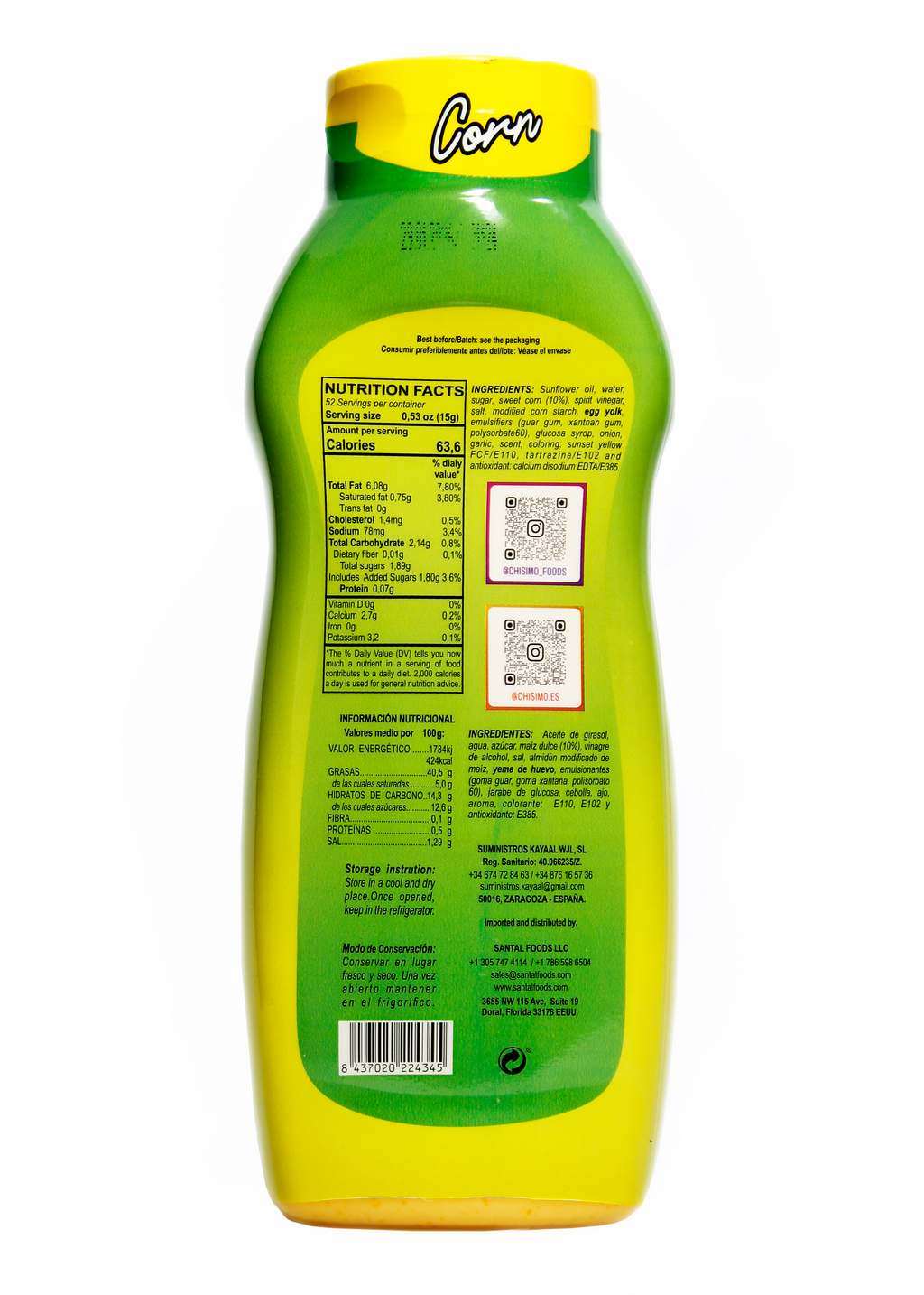 Chisimo Corn Sauce | 27.5 oz